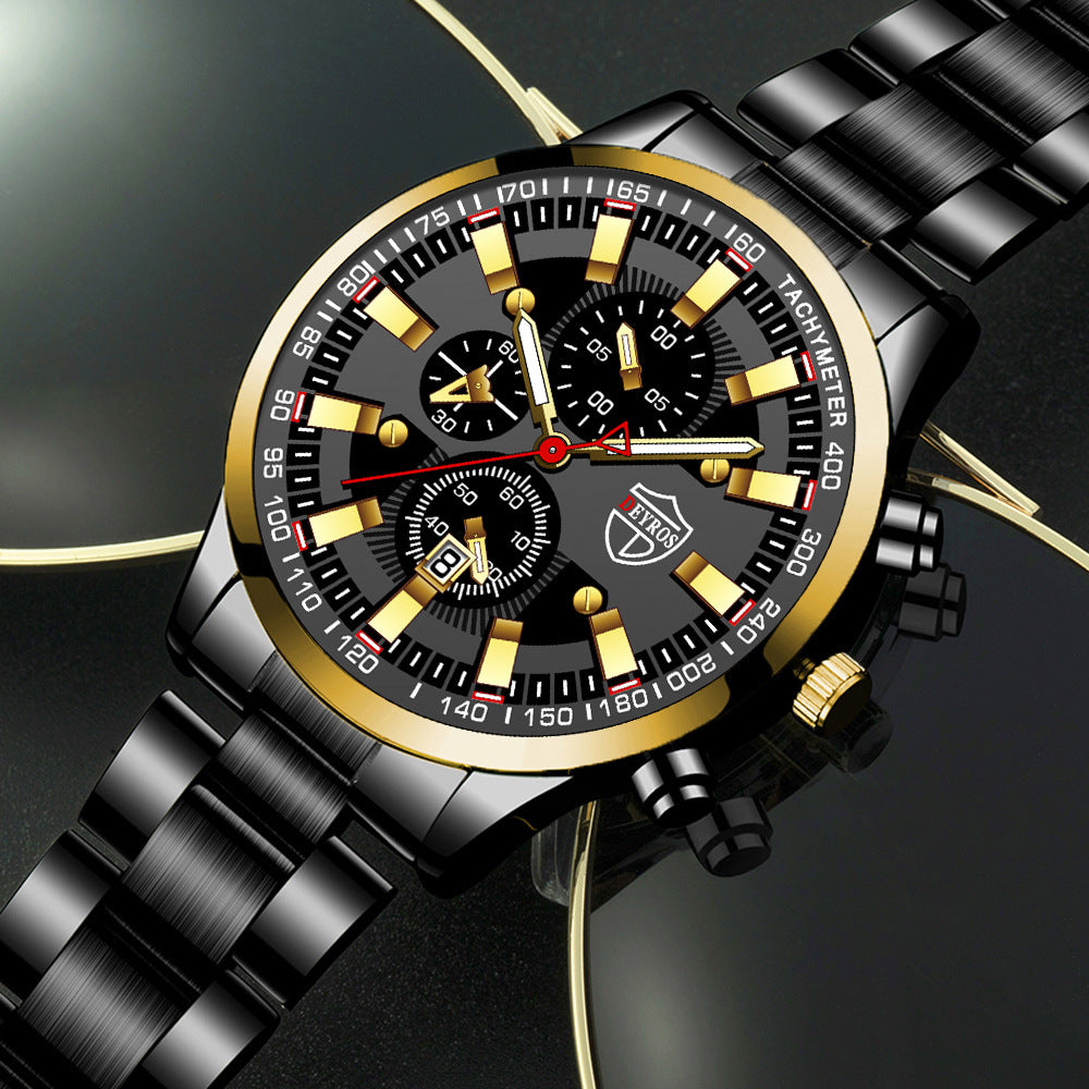 LumiSteel Men’s Quartz Watch - POWERGO
