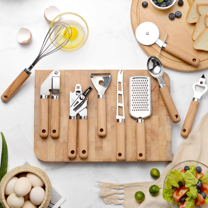 Creative Kitchen Gadget Wooden Handle - POWERGO