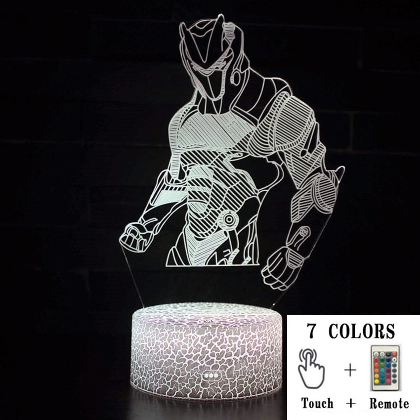 Fortnight Toys NightLight LED Sleep Light Projection Lamp Fortnight Battle Royale Scar RPG Gun Game Accessories Kids Gifts - POWERGO
