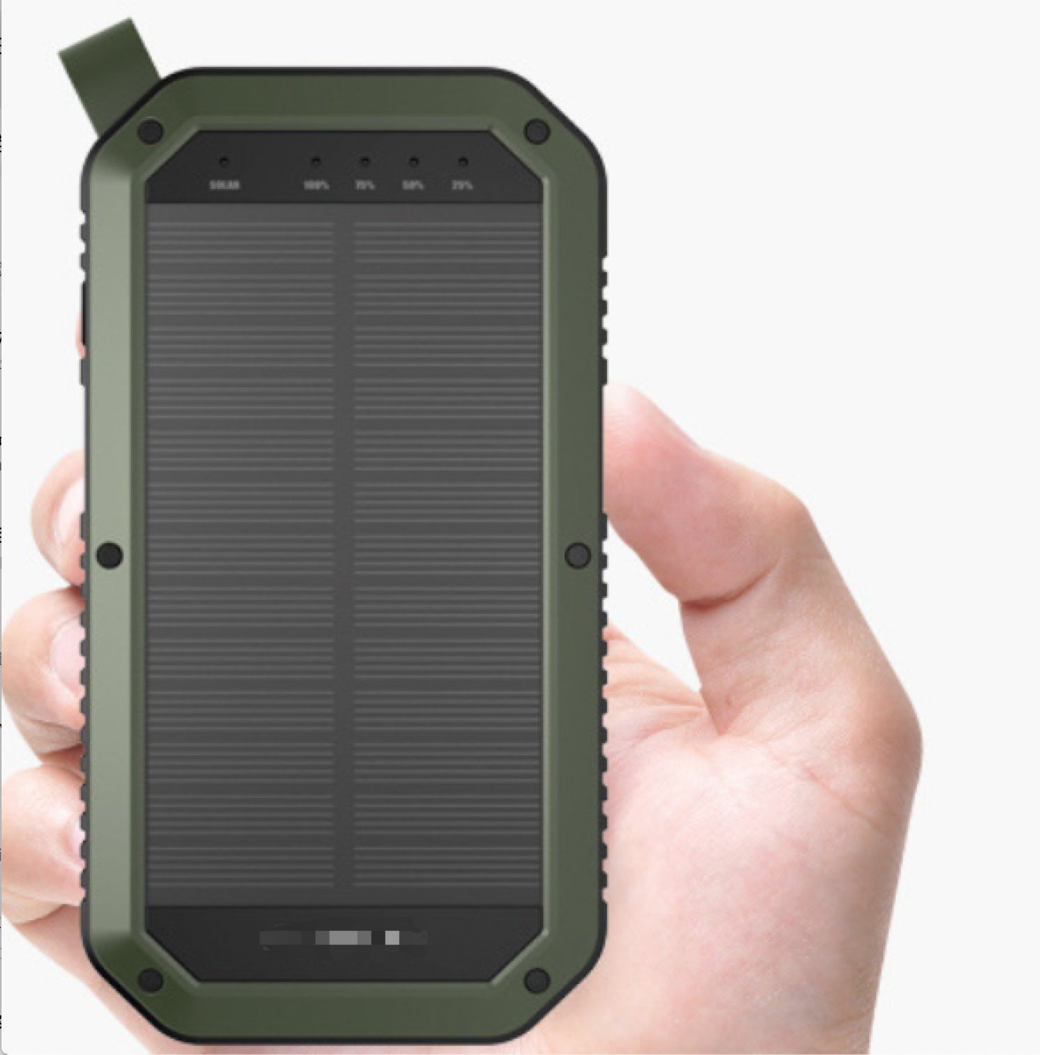 Wirelsess solar powerbank phone accessories torch - POWERGO