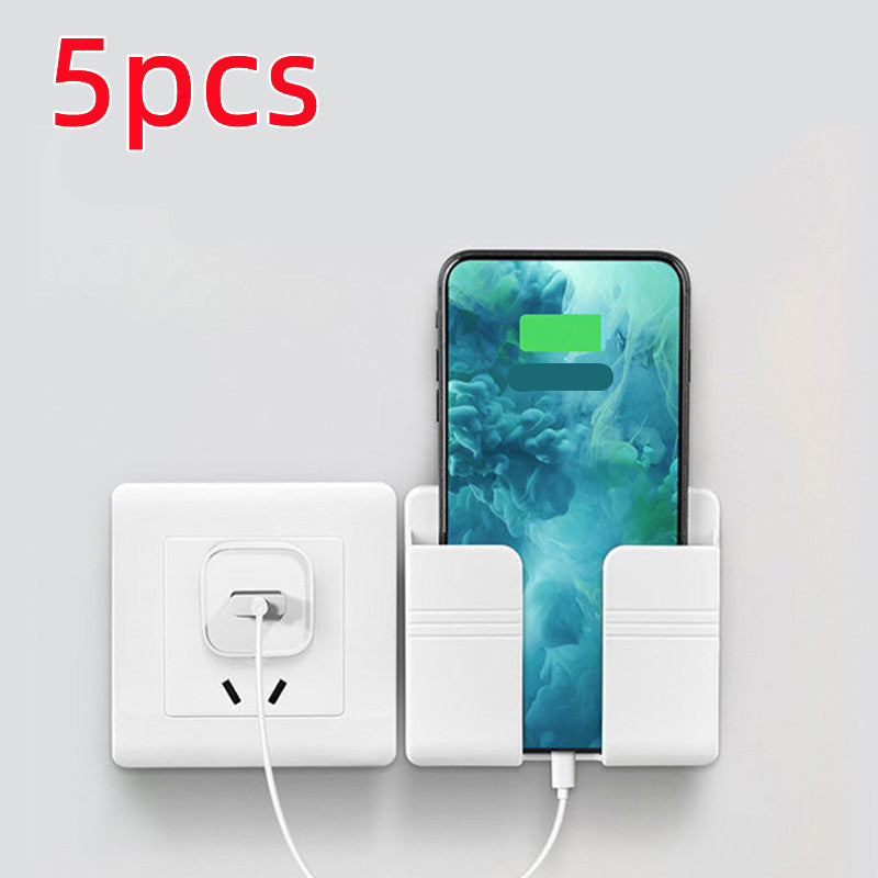 Mobile Phone Charging Storage Rack Punch-free Sticky Storage Box - POWERGO