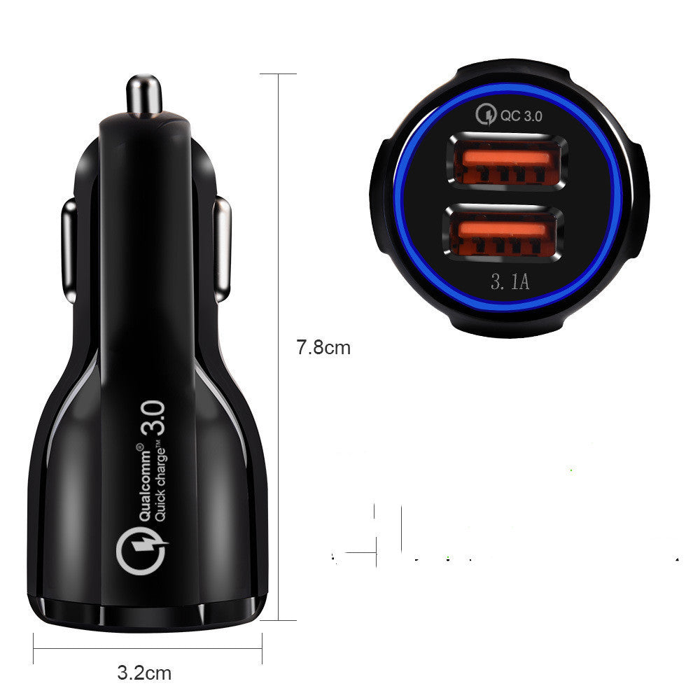 Car Charger 6.0A Light Usb Car Charger Fast Charge Mobile Phone Charging Car - POWERGO