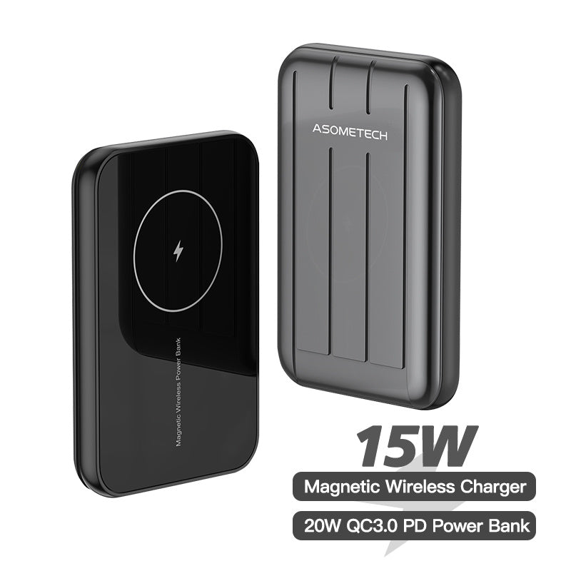 Wireless Charger Magnetic Power Bank 5000mAh Powerbank - POWERGO