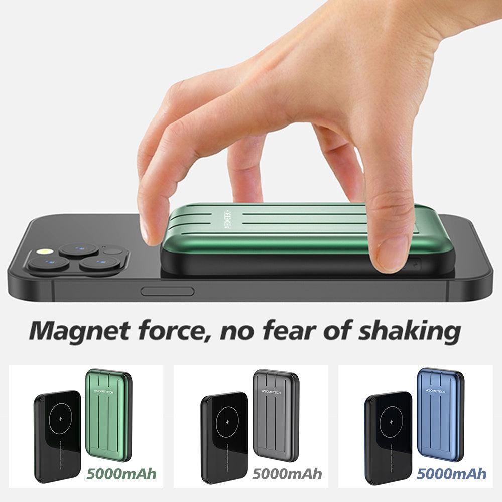 Wireless Charger Magnetic Power Bank 5000mAh Powerbank - POWERGO