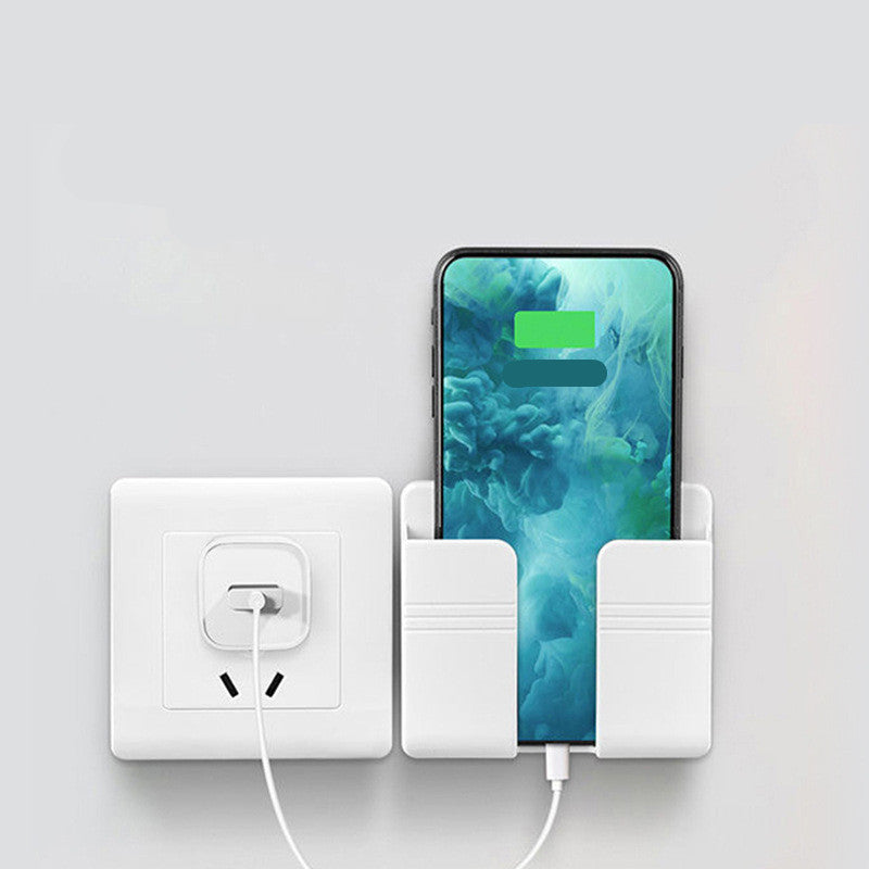 Mobile Phone Charging Storage Rack Punch-free Sticky Storage Box - POWERGO