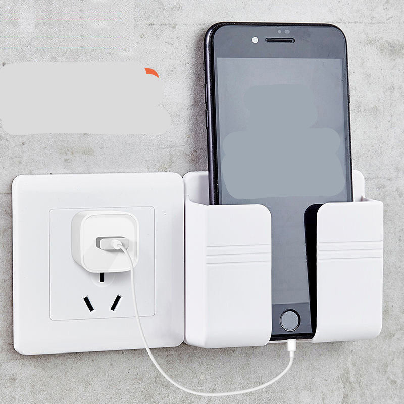 Mobile Phone Charging Storage Rack Punch-free Sticky Storage Box - POWERGO