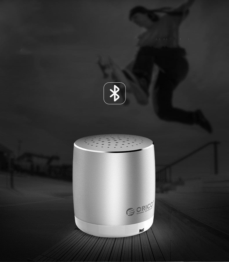 Bluetooth Small Speaker Steel Gun Heavy Bass Mobile Phone Mini - POWERGO