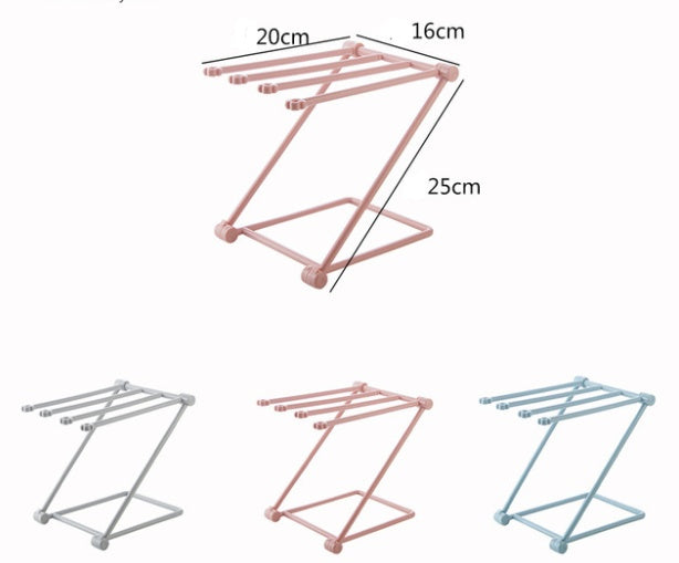 Foldable Dishcloth Shelf Kitchen Accessories Gadget Organizer - POWERGO