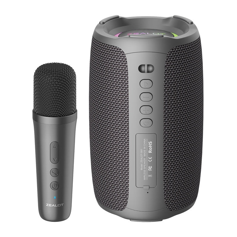 Portable Bluetooth Speaker Home Microphone Wireless Karaoke Speaker - POWERGO