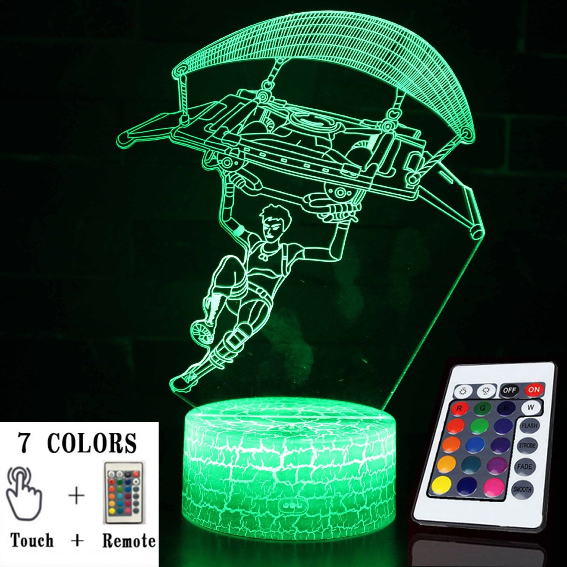 Fortnight Toys NightLight LED Sleep Light Projection Lamp Fortnight Battle Royale Scar RPG Gun Game Accessories Kids Gifts - POWERGO