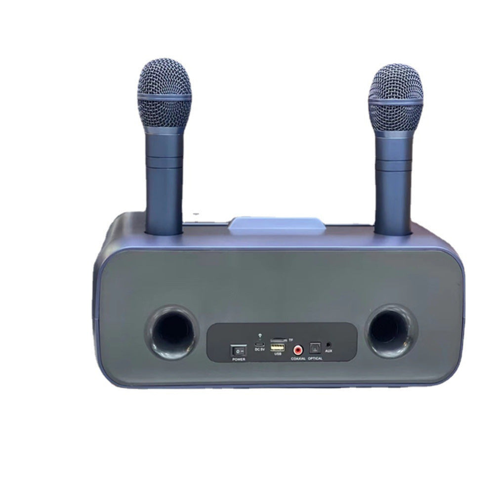 SD318 Desktop Bluetooth Speaker Dual Speaker Wireless Microphone - POWERGO