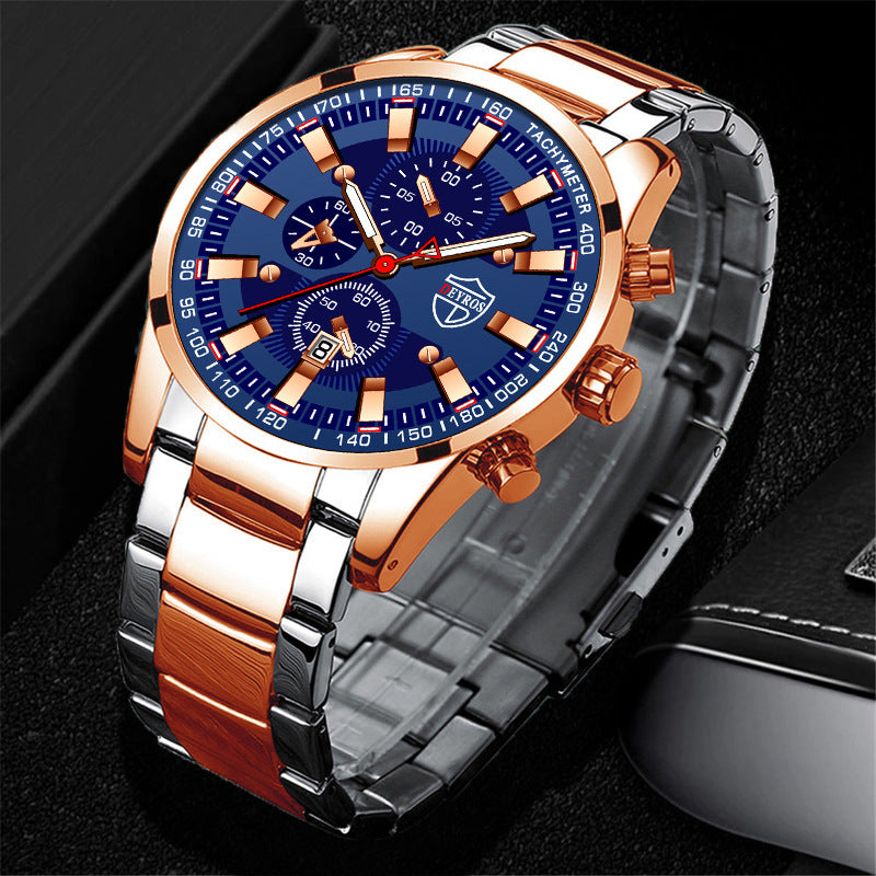 LumiSteel Men’s Quartz Watch - POWERGO