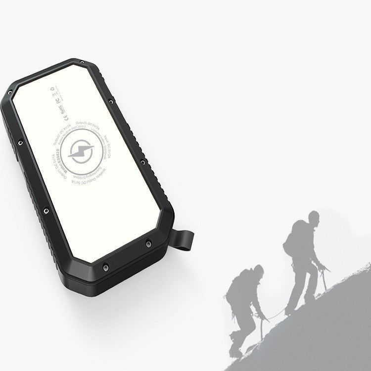 Wirelsess solar powerbank phone accessories torch - POWERGO