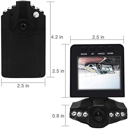 2.5" Wide Angle Car Dash Cam - POWERGO