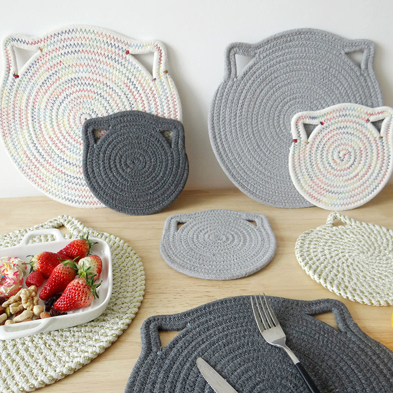 Hanging table mat with cat ears Kitchen accessories - POWERGO