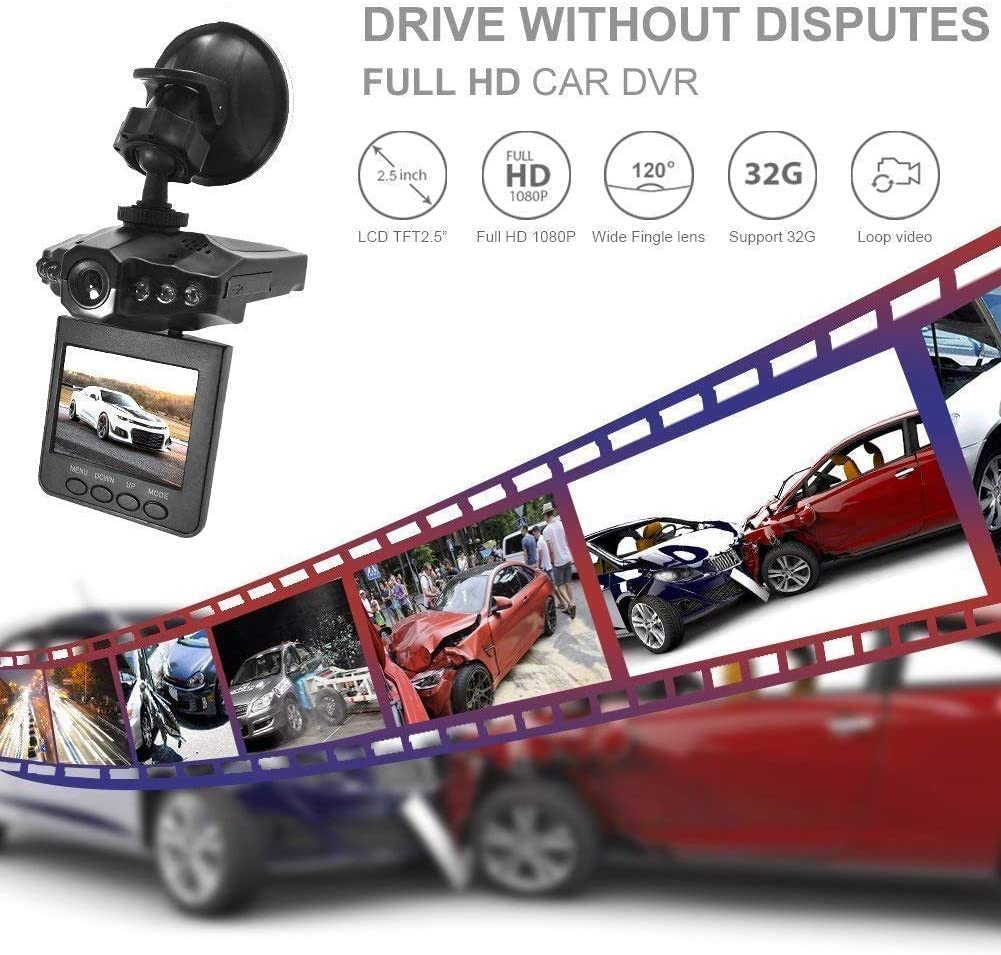 2.5" Wide Angle Car Dash Cam - POWERGO