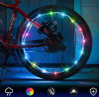 Glowing LED Bicycle Wheel Light Cycling Accessories - POWERGO