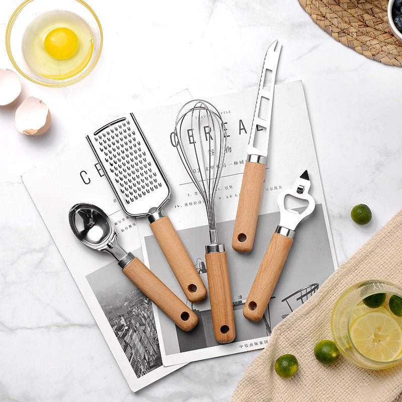 Creative Kitchen Gadget Wooden Handle - POWERGO
