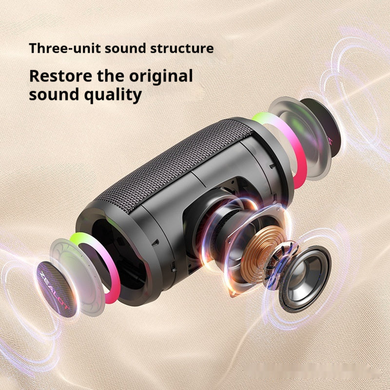 Portable Bluetooth Speaker Home Microphone Wireless Karaoke Speaker - POWERGO