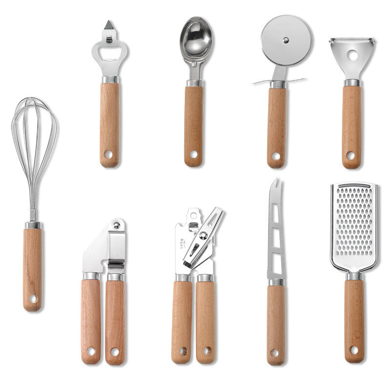 Creative Kitchen Gadget Wooden Handle - POWERGO