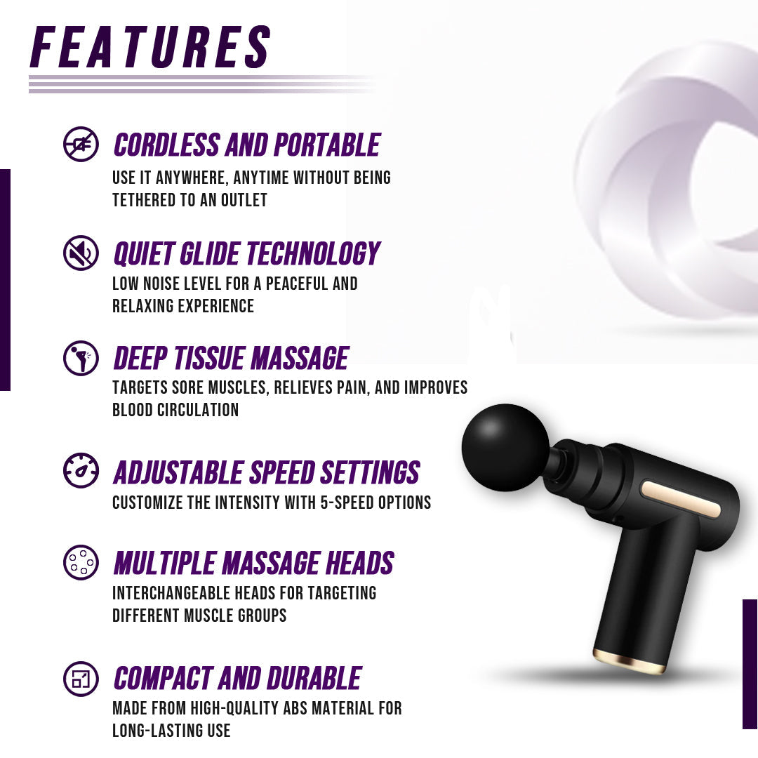 Muscle Massage Gun is the ultimate option to relieve muscle