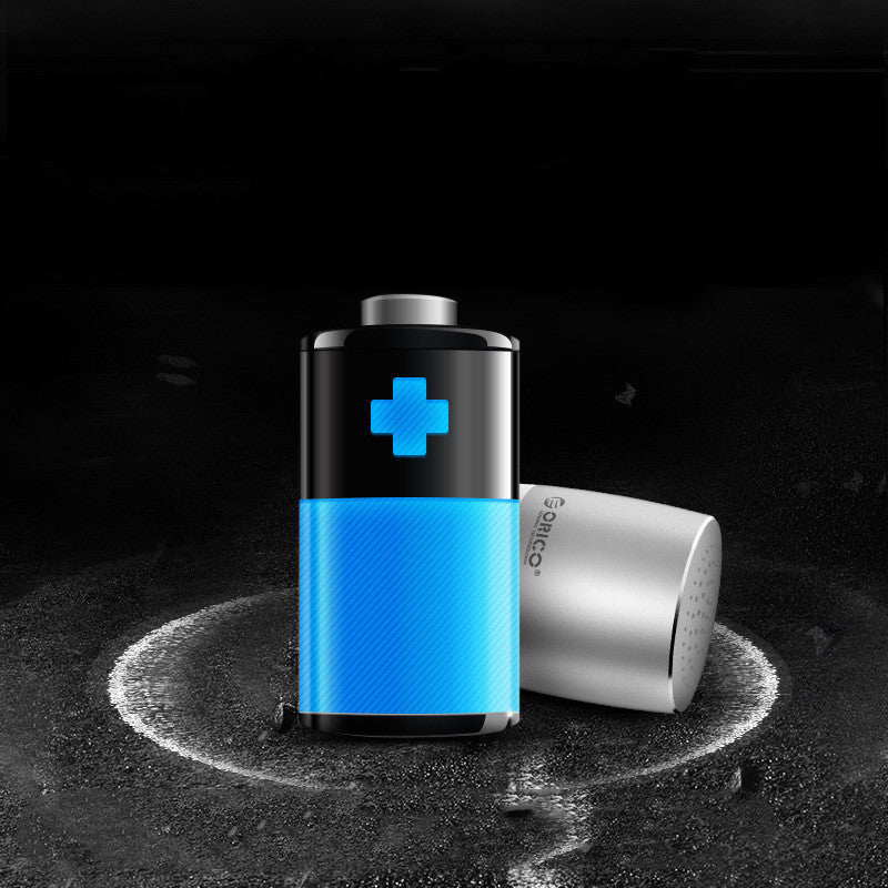 Bluetooth Small Speaker Steel Gun Heavy Bass Mobile Phone Mini - POWERGO