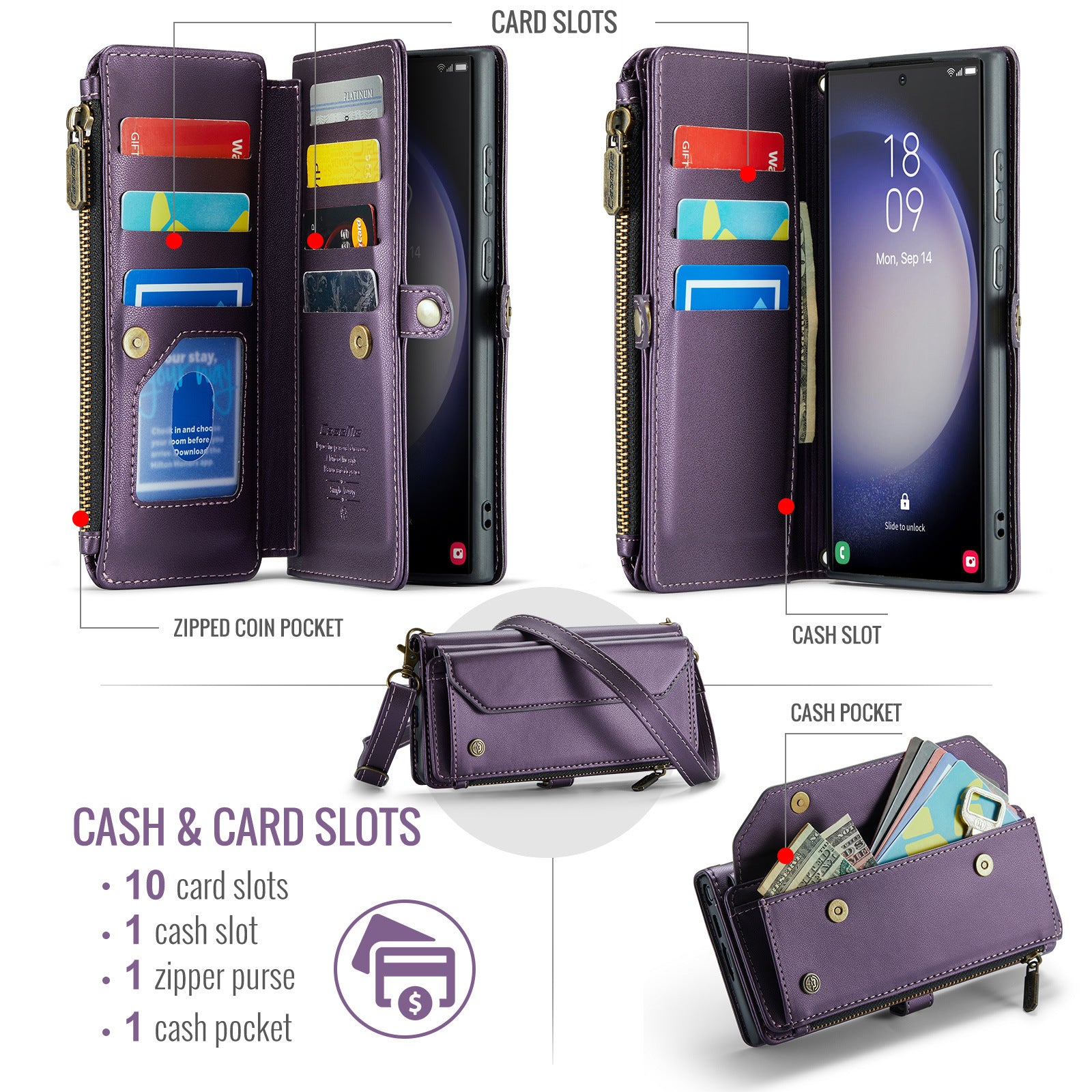 Mobile Phone Leather Case Phone Case - POWERGO