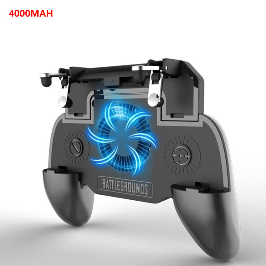 5 in 1 Mobile Gaming Controller With Fan Plus PowerBank - POWERGO