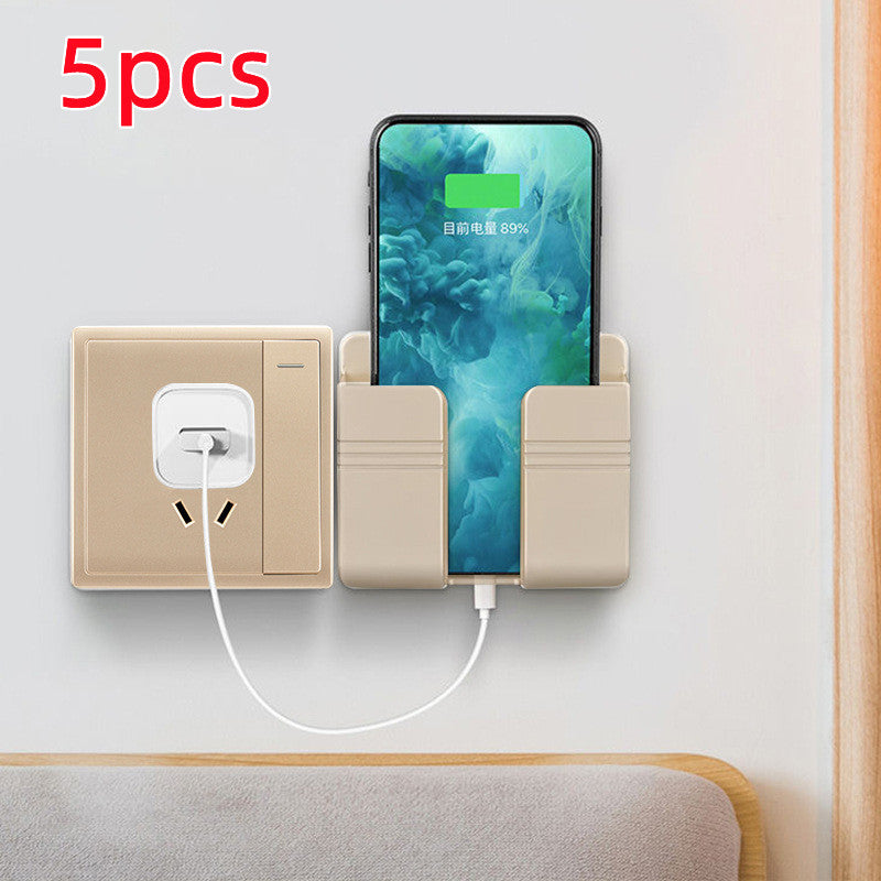 Mobile Phone Charging Storage Rack Punch-free Sticky Storage Box - POWERGO