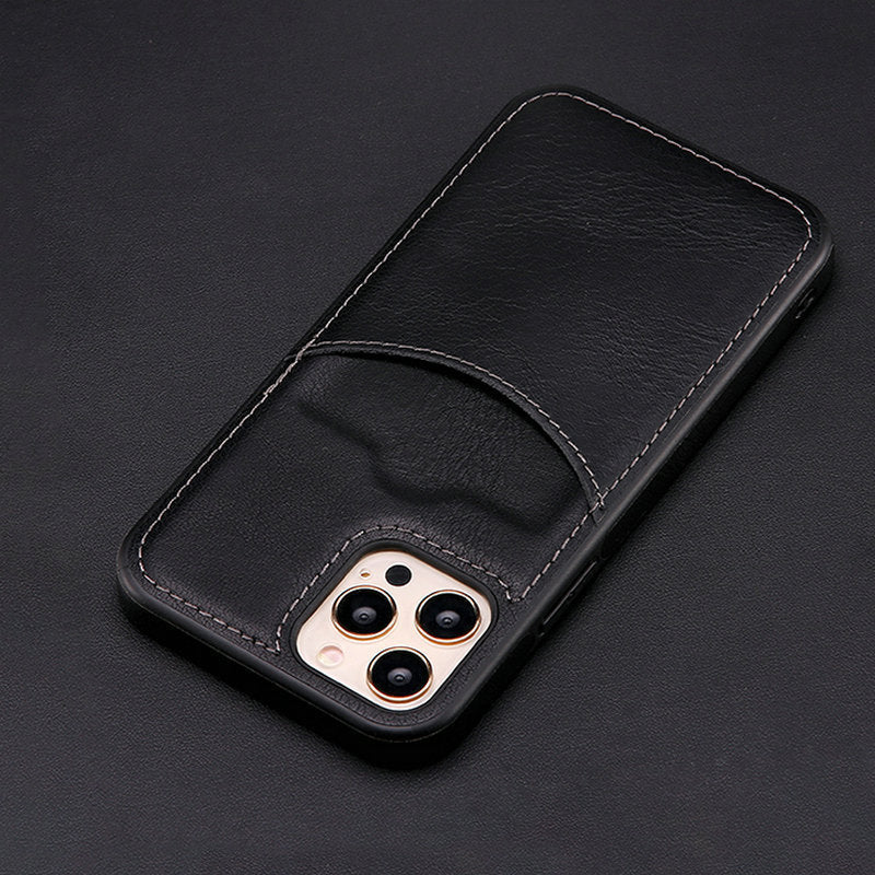 Cell Phone Protective Leather Case Business Phone Cover - POWERGO