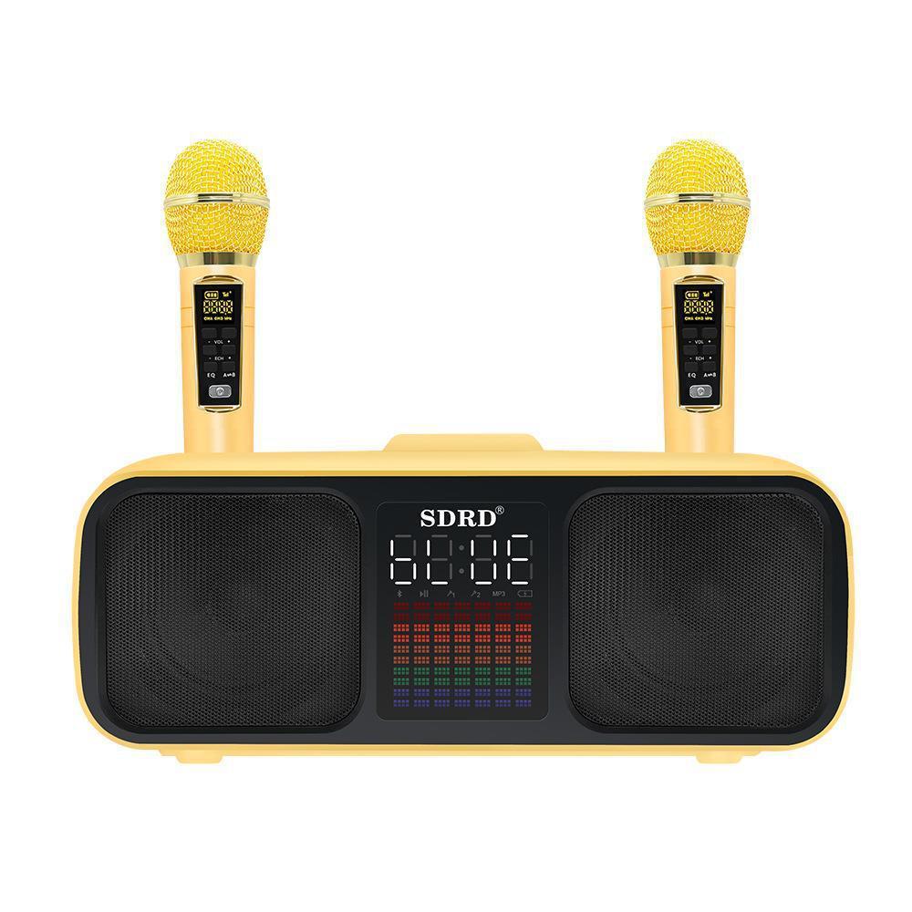 SD318 Desktop Bluetooth Speaker Dual Speaker Wireless Microphone - POWERGO