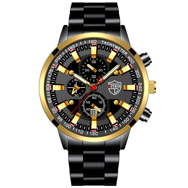 LumiSteel Men’s Quartz Watch - POWERGO