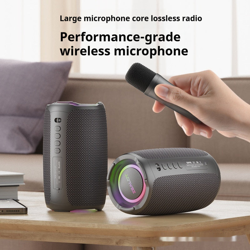 Portable Bluetooth Speaker Home Microphone Wireless Karaoke Speaker - POWERGO