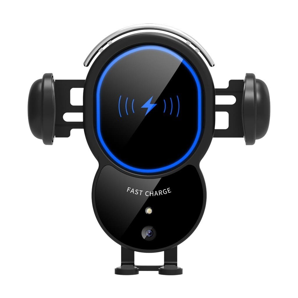 10W Wireless Triangle Mount Automatic Clamping Car Charger