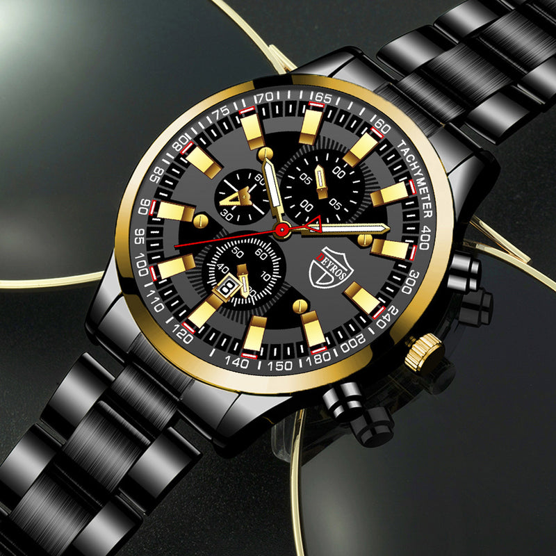 LumiSteel Men’s Quartz Watch