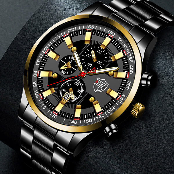 LumiSteel Men’s Quartz Watch