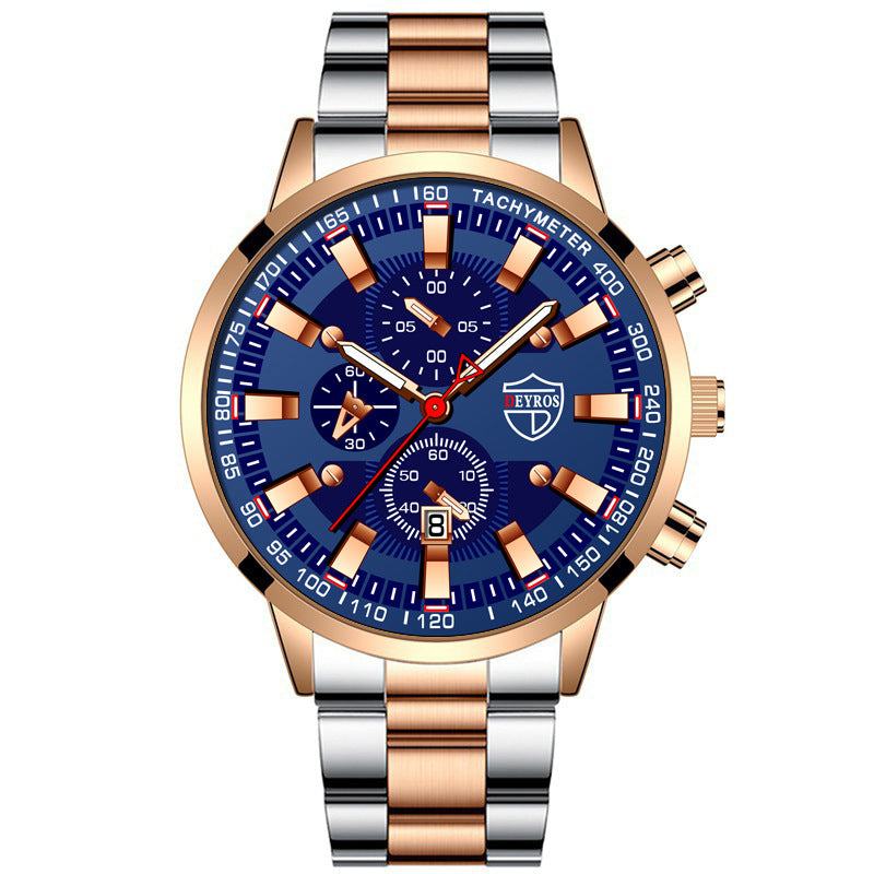 LumiSteel Men’s Quartz Watch
