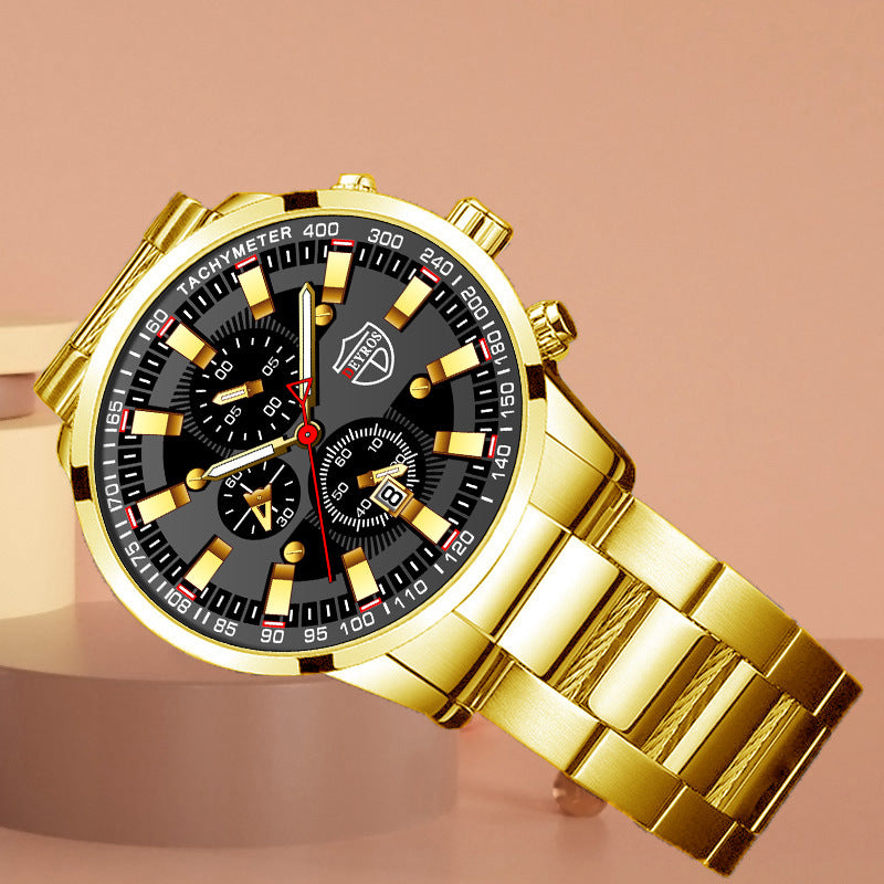 LumiSteel Men’s Quartz Watch
