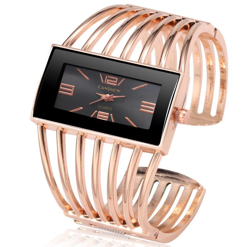 Luxe Bloom Women’s Bangle Watch