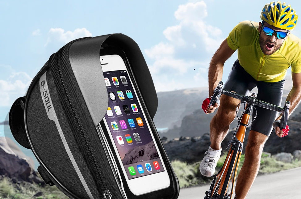Bicycle Cell Phone Holder Cell Phone Front Pocket - POWERGO