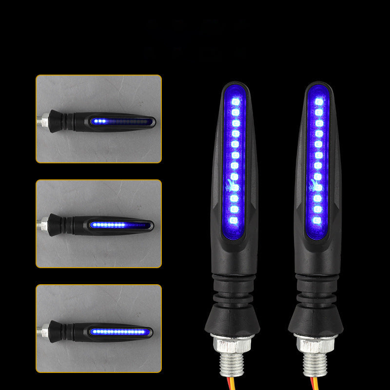 Wholesale Of LED Strip Sequential Turn Signals For Modified Motorcycle Accessories 12V Running Light Mode