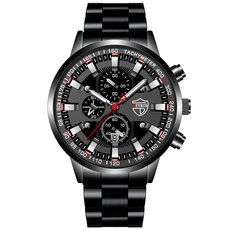 LumiSteel Men’s Quartz Watch