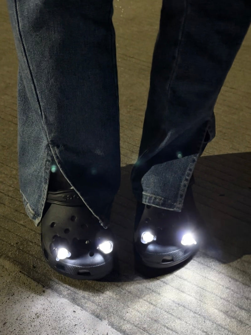 Hole Shoe Buckle Shoe Light Accessories