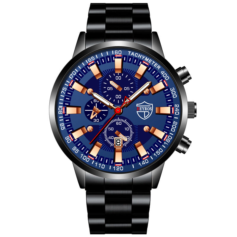 LumiSteel Men’s Quartz Watch