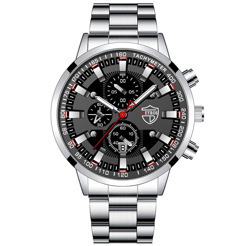LumiSteel Men’s Quartz Watch