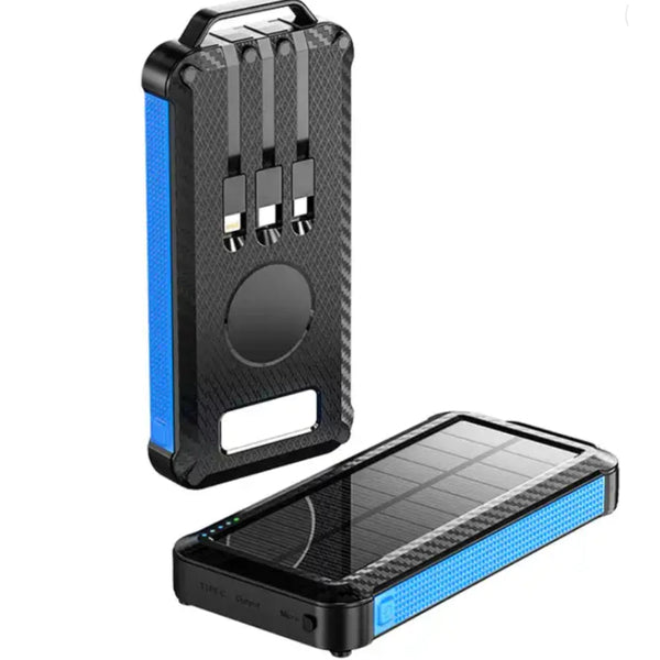 Ip65 Waterproof Portable Wireless Solar Power Bank Panel 