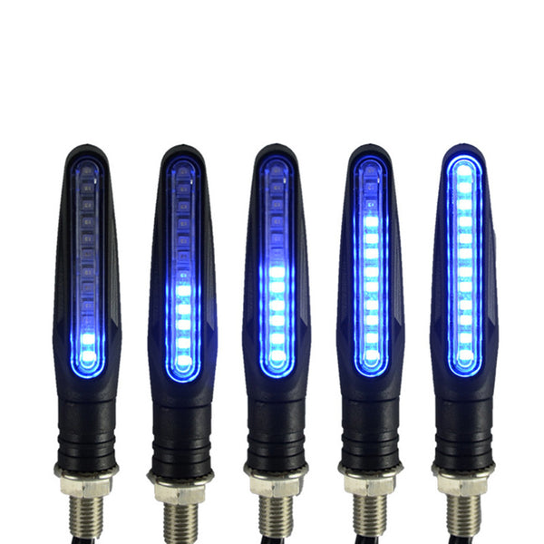 Wholesale Of LED Strip Sequential Turn Signals For Modified Motorcycle Accessories 12V Running Light Mode