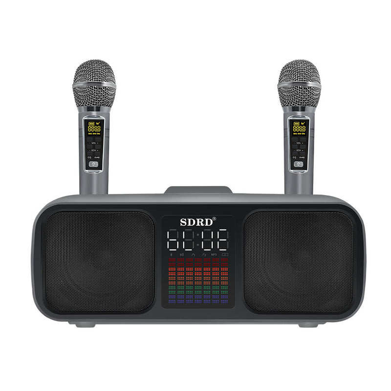 SD318 Desktop Bluetooth Speaker Dual Speaker Wireless Microphone