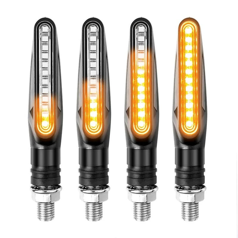 Wholesale Of LED Strip Sequential Turn Signals For Modified Motorcycle Accessories 12V Running Light Mode