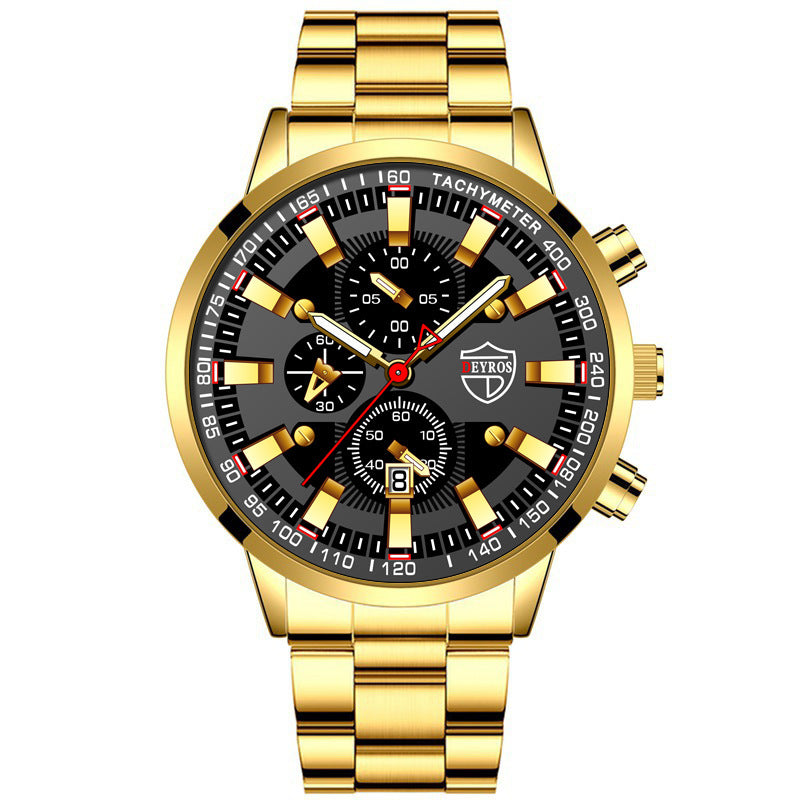 LumiSteel Men’s Quartz Watch